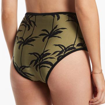 Olive Palme High Waist Bikini Bottom