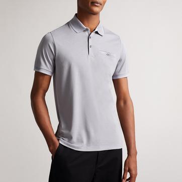 Light Grey Tortila Cotton Polo