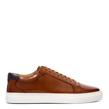 Tan Tollesby Leather Trainers
