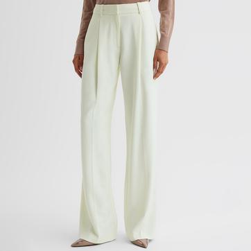 Cream Liana Wide Leg Trousers