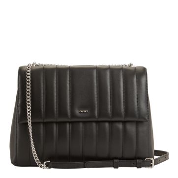 Black silver Seva Large Flap Shoulder Bag Image