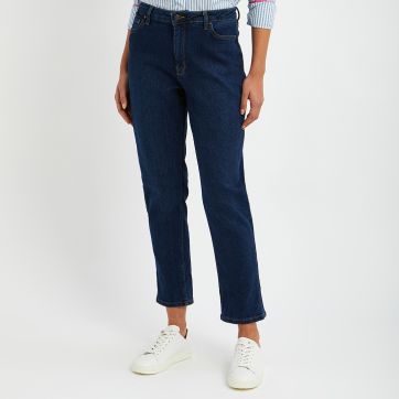 Indigo Straight Leg Girlfriend Jeans Image