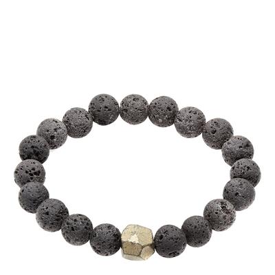 Black Lava Bead Bracelet