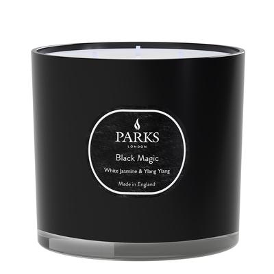 White Jasmine & Ylang Ylang 3 Wick Candle 650g - Black Magic