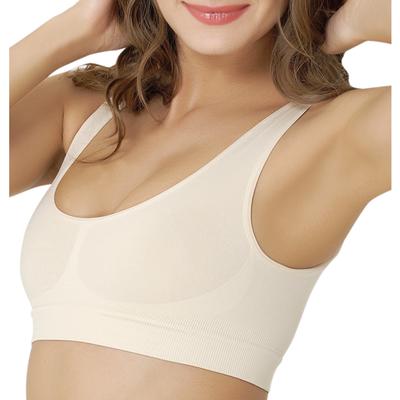 Beige Shaping Sports Bra