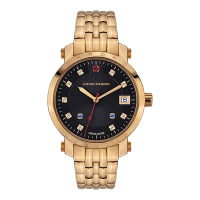 Women's Swiss Gold Nesta Diamond Watch