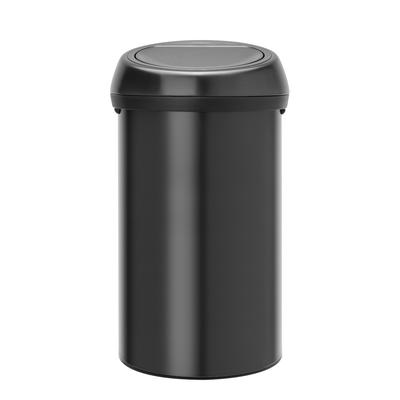 Black Matt Touch Bin, 60L