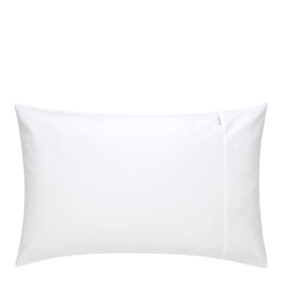 500TC Sateen Pair Of Housewife Pillowcases, Snow