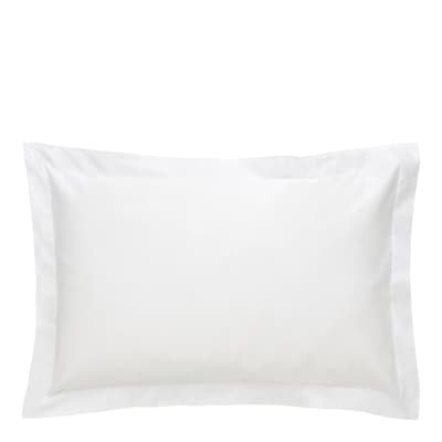 500Tc Sateen Oxford Pair Of Pillowcases, Snow