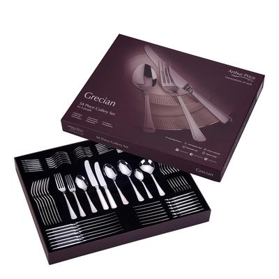 58 Piece Grecian Boxed Cutlery Set