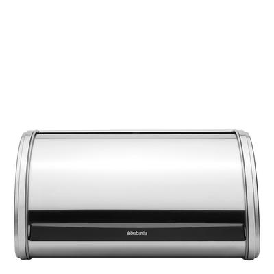 Roll Top Bread Bin, Medium, Matt Steel