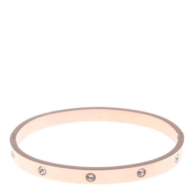 Rose Gold Plated Embellished Bangle