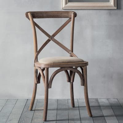 Agoura Chair Natural Linen, Set of 2