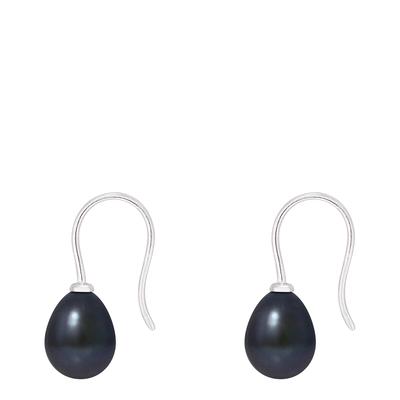 Black Pearl Drop Earrings