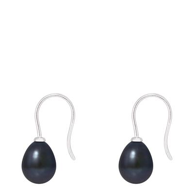 Black Pearl Drop Earrings