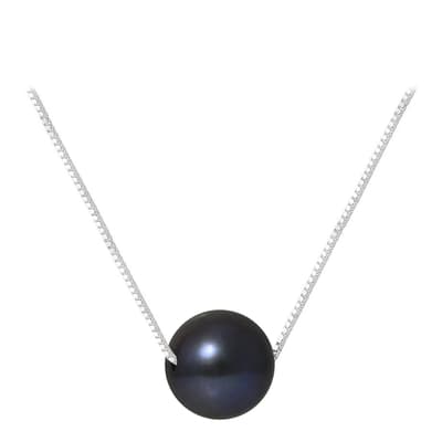 Black Single Pearl Necklace