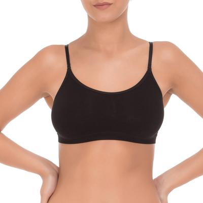 Black Seamless Bra