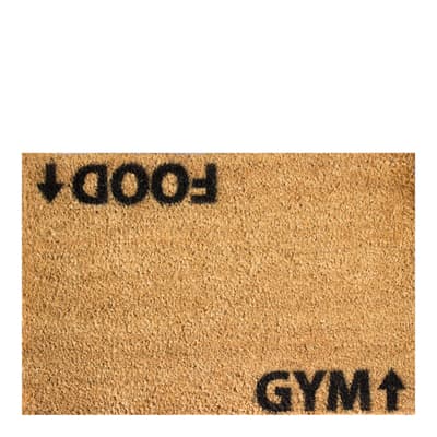 Gym addict doormat