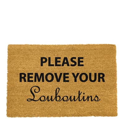 Please Remove Your Louboutins Doormat
