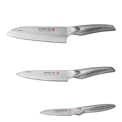 Set of 3 Sai Stainless Steel Knives