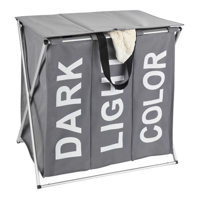 Trio Top Grey Laundry Bin