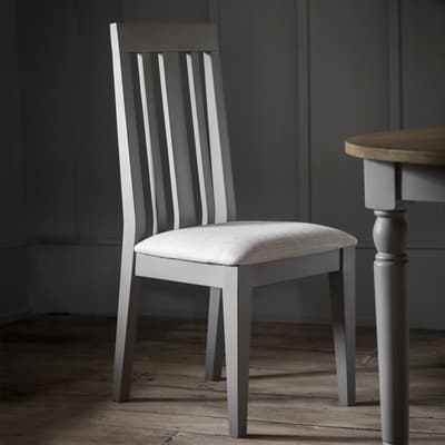 Irvine Dining Chair Grey, Set of 2