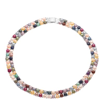 Multi Coloured Freshwater Pearl Necklace