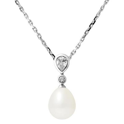 White Freshwater Pearl Necklace 8-9mm