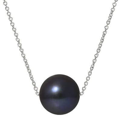 Black/Silver Pearl Necklace