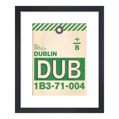 Destination - Dublin 36x28cm Framed Print