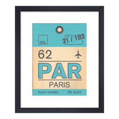 Destination - Paris 36x28cm Framed Print