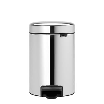 NewIcon 3L Pedal Bin, Brilliant Steel