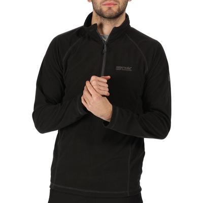 Black Lightweight Half Zip Fleece