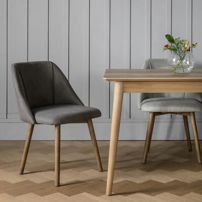 Terra Dining Chair Slate Grey , Set of 2