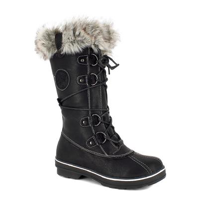 Black Manon Tall Snow Boots BrandAlley