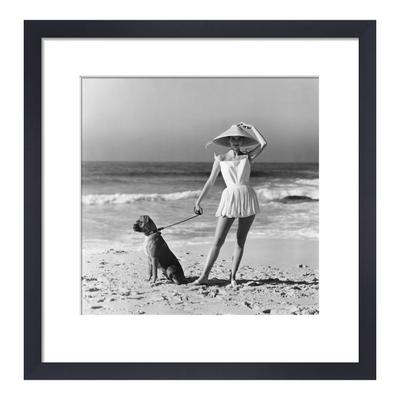 Vogue July 1956 30x30cm Framed Print