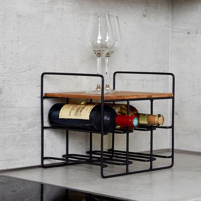 6 Bottle Loft Wine Rack