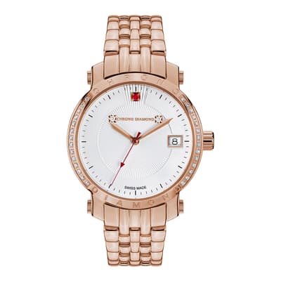 Women's Swiss Rose Gold Diamond Nesta Watch
