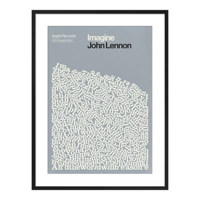 Imagine, John Lennon 36x28cm Framed Print
