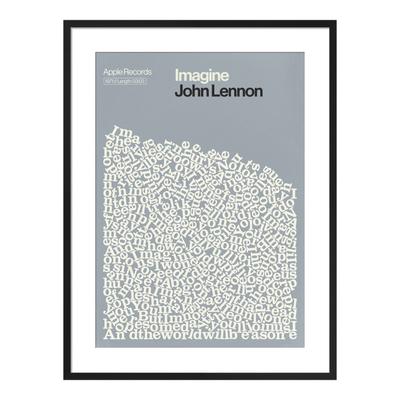 Imagine, John Lennon 36x28cm Framed Print