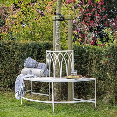 Collier Outdoor Tree Bench Seat, Gatehouse
