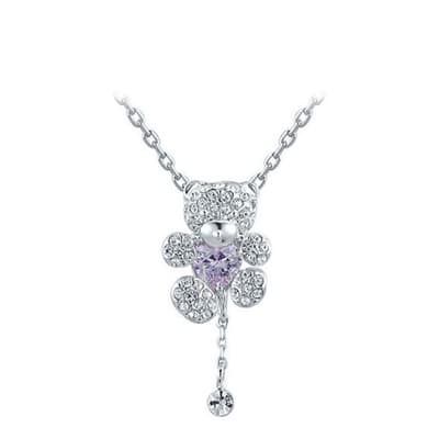 Classic Necklace with Swarovski Crystals
