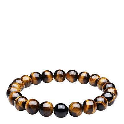 Tiger Eye And Black Onyx Bracelet