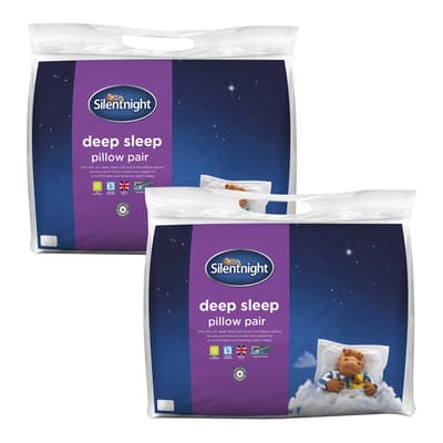 Deep Sleep Pack of 4 Pillows