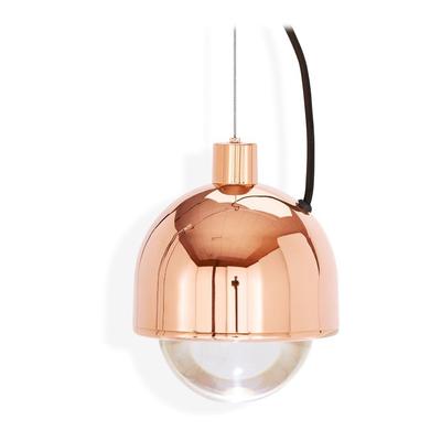 Round Spot Pendant Light, Copper