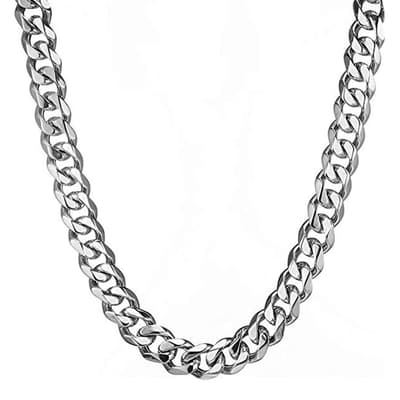 Silver Plated Cable Necklace