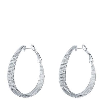 Silver Plated Hoop Earrings