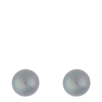 Sterling Silver Freshwater Dove Grey Pearl Studs 6mm