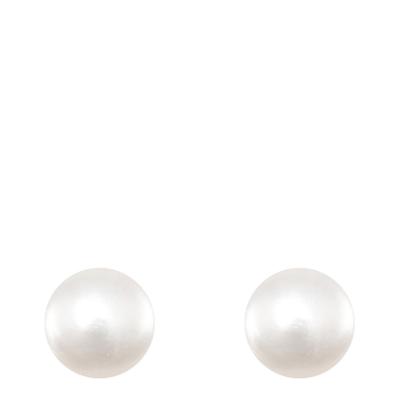 Gold Plated Pearl Stud Earrings