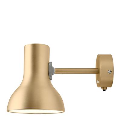 Type 75 Mini Metallics Wall Light Gold Lustre